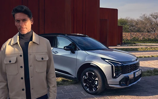 Commanding looks upfront